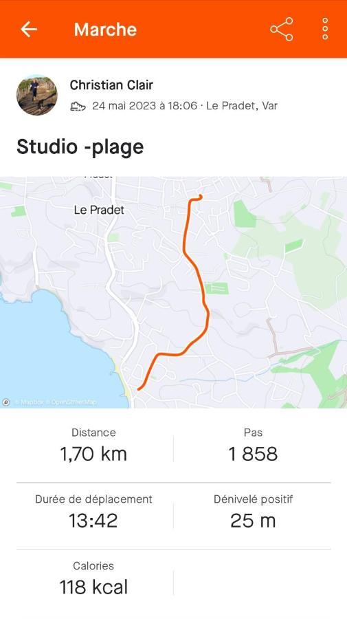 Studio 25 Le Pradet Bagian luar foto